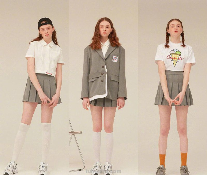 「绘画参考」 27种可爱的少女感服饰搭配 O!Oi SS 2020​​​（服装参考）
