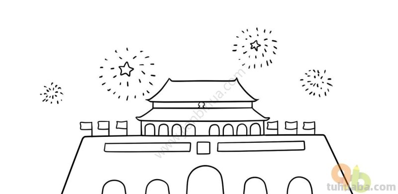 旅游景点、中外建筑简笔画大全