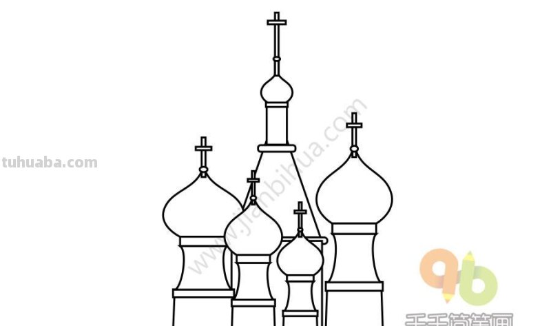 旅游景点、中外建筑简笔画大全