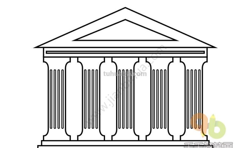 旅游景点、中外建筑简笔画大全