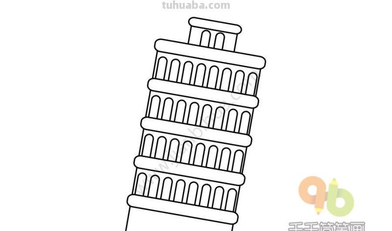 旅游景点、中外建筑简笔画大全