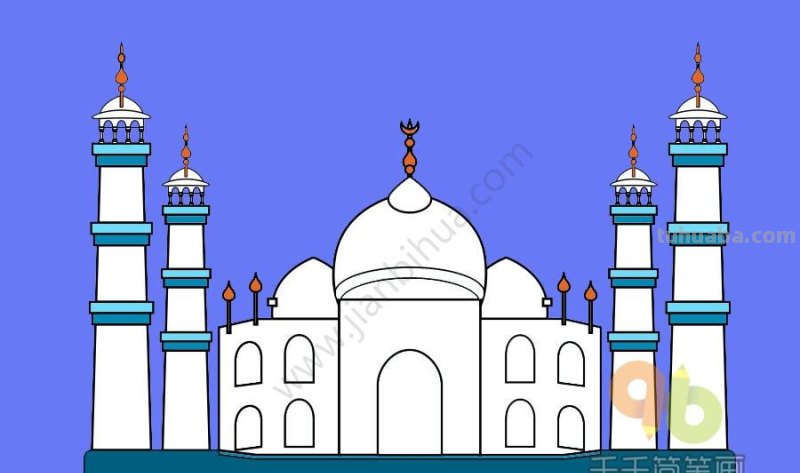 旅游景点、中外建筑简笔画大全