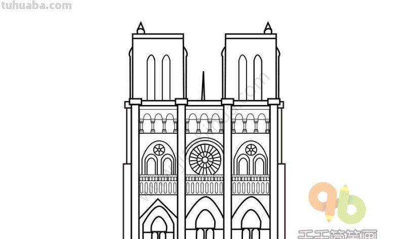 旅游景点、中外建筑简笔画大全