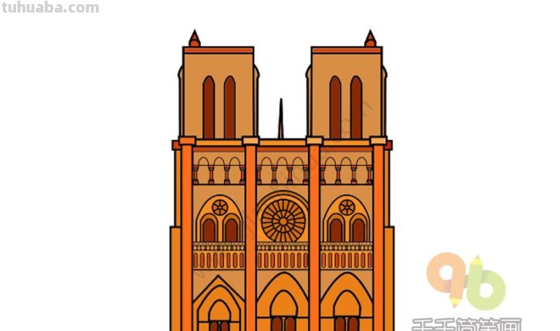 旅游景点、中外建筑简笔画大全