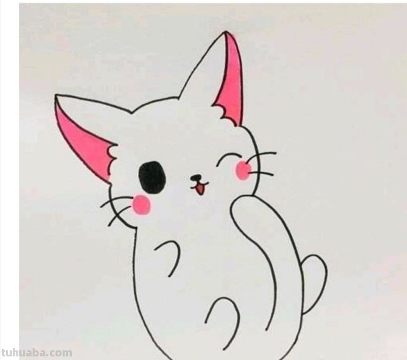 小猫怎么画彩铅简单（小猫怎么画彩铅简单又好看）