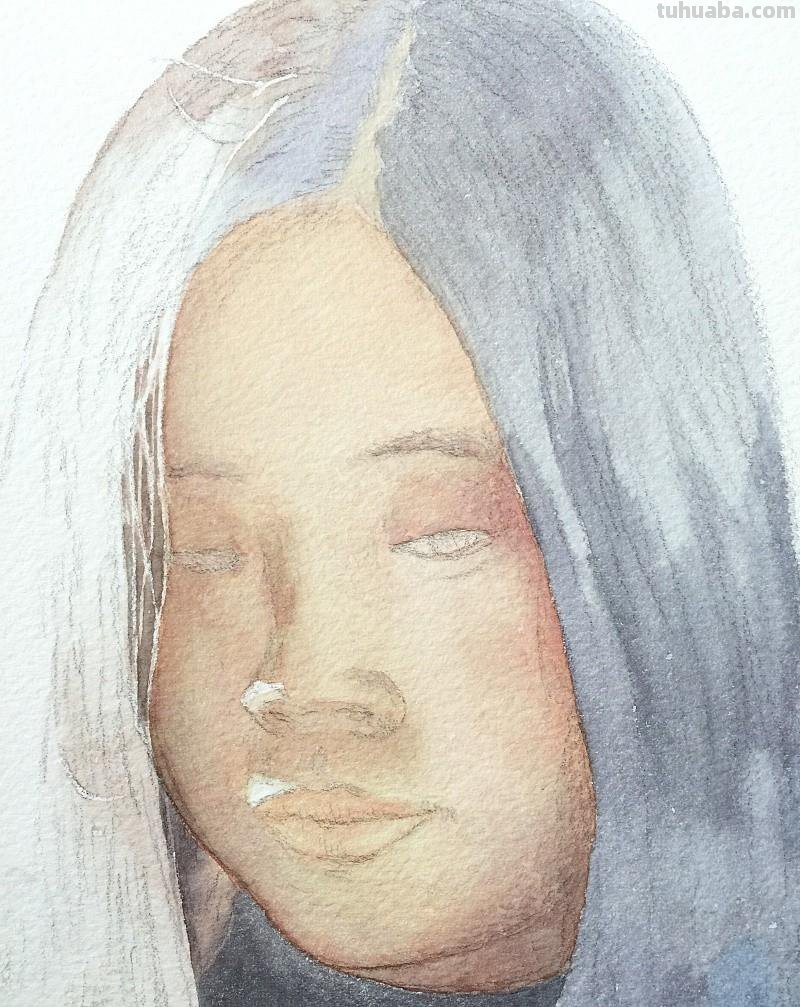 62个步骤，教你掌握水彩画人物的技法