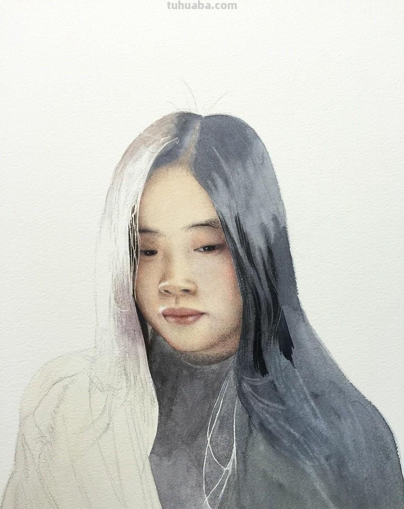 62个步骤，教你掌握水彩画人物的技法