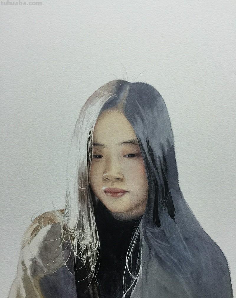 62个步骤，教你掌握水彩画人物的技法