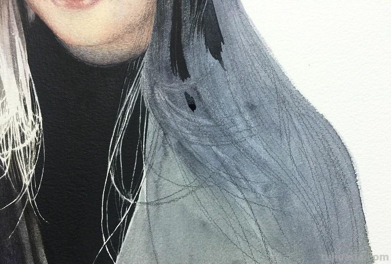 62个步骤，教你掌握水彩画人物的技法