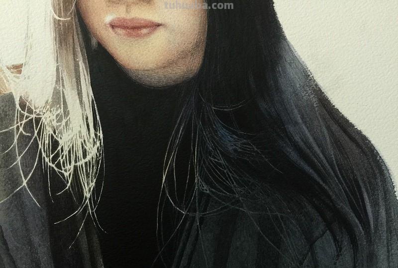 62个步骤，教你掌握水彩画人物的技法