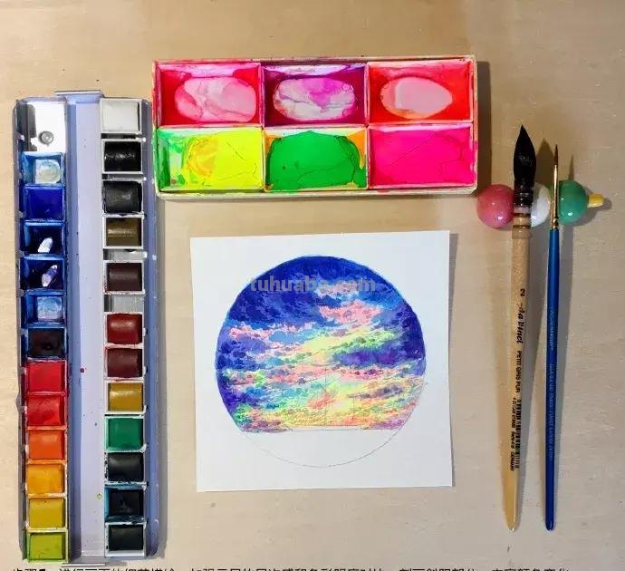 水彩详细教程 ,这么美的画你确定不学吗
