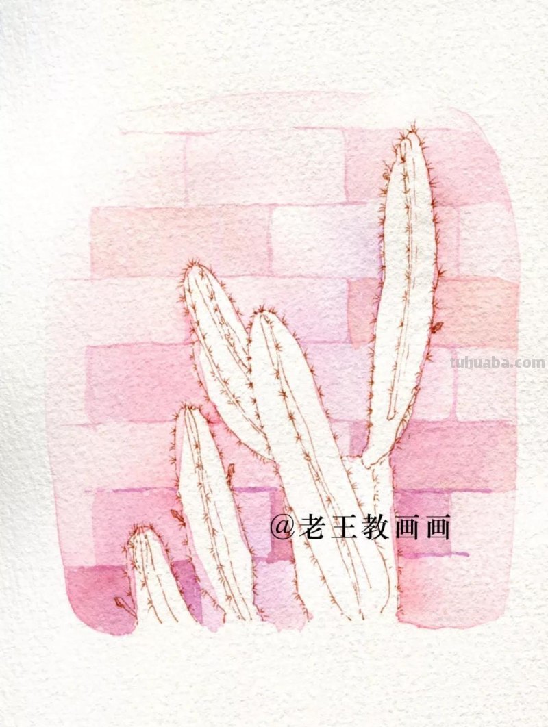 原来清新淡雅的水彩画，是这样完成的