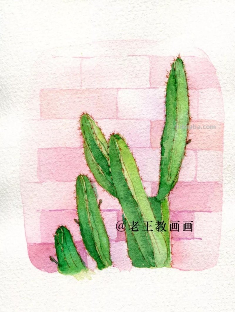 原来清新淡雅的水彩画，是这样完成的