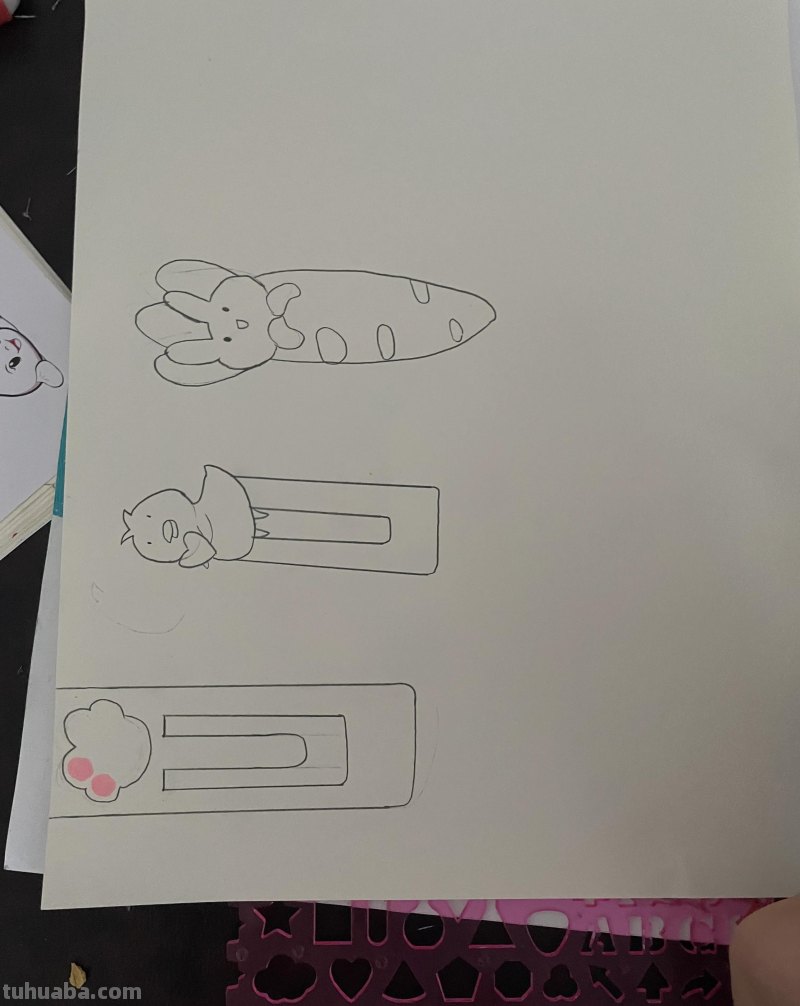 宝贝暑假成长之心理健康手抄报，画，读书卡，书签+英语小报
