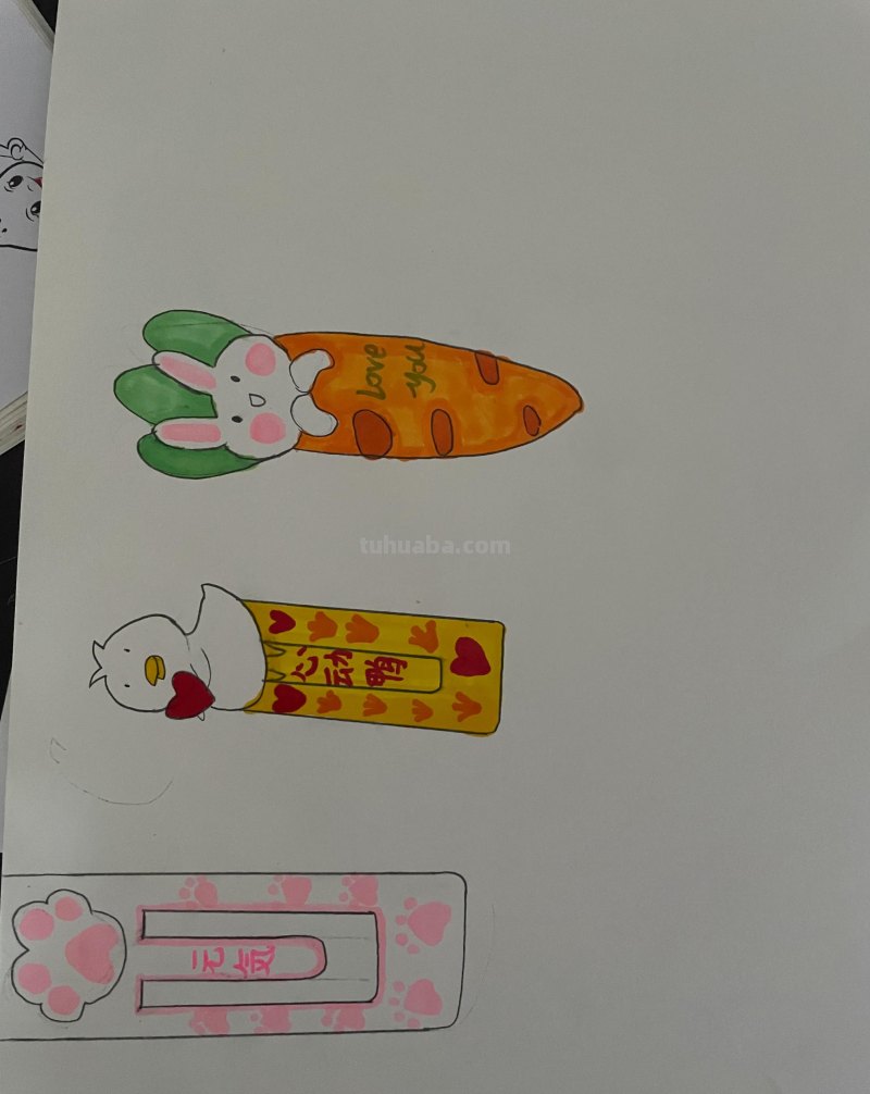 宝贝暑假成长之心理健康手抄报，画，读书卡，书签+英语小报