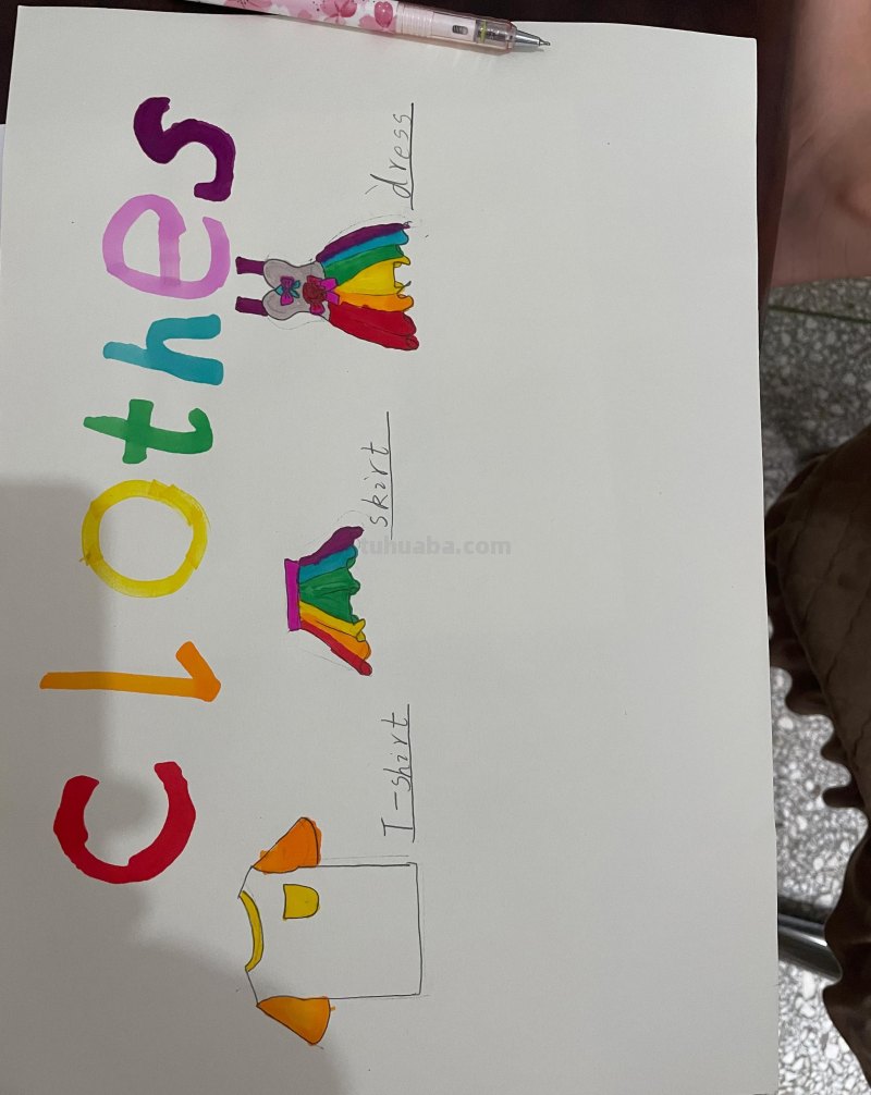 宝贝暑假成长之心理健康手抄报，画，读书卡，书签+英语小报