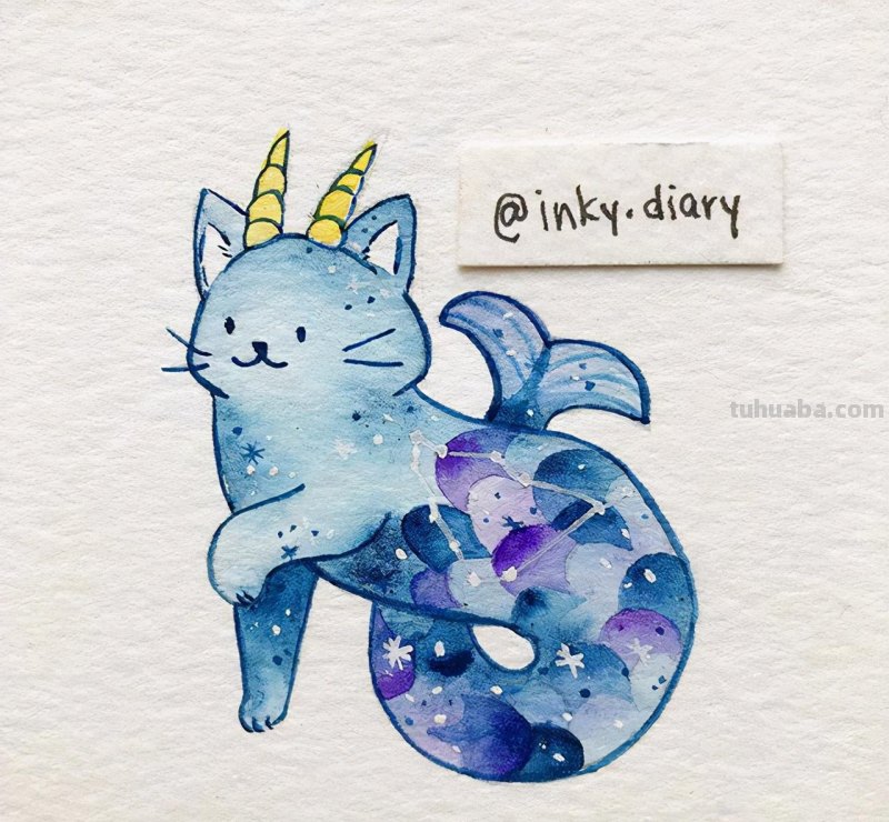 嘿！要来看一组可爱清新的小动物水彩插画吗？