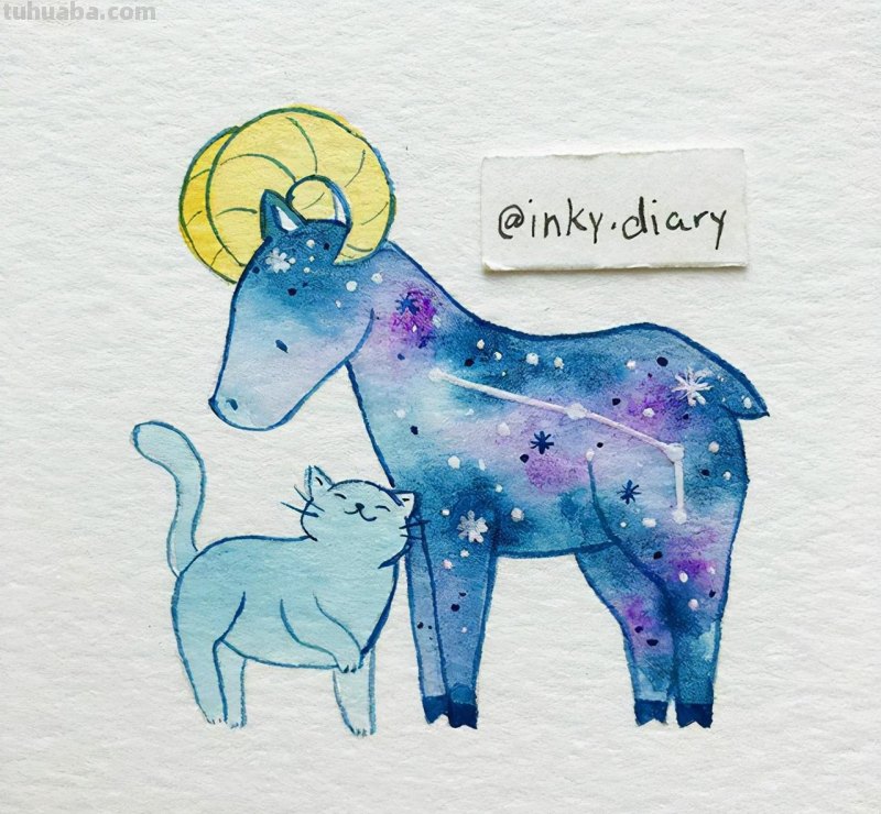 嘿！要来看一组可爱清新的小动物水彩插画吗？