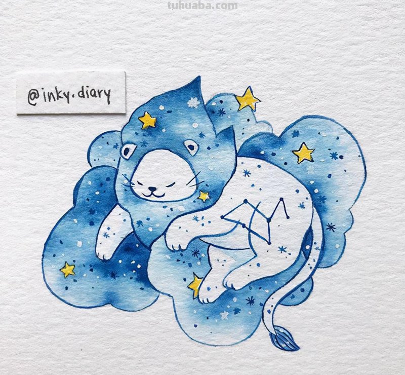 嘿！要来看一组可爱清新的小动物水彩插画吗？