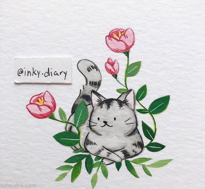 嘿！要来看一组可爱清新的小动物水彩插画吗？