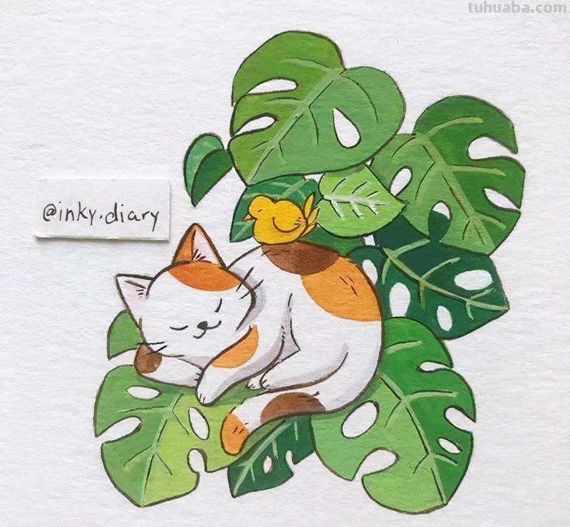 嘿！要来看一组可爱清新的小动物水彩插画吗？