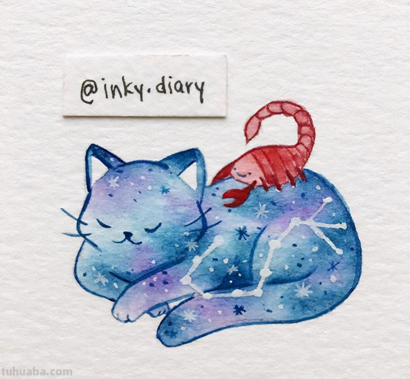 嘿！要来看一组可爱清新的小动物水彩插画吗？