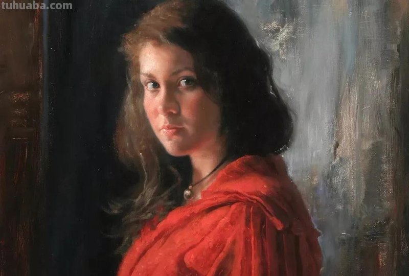 果然是油画大师,卡巴诺夫画的人物油画,色彩艳丽饱满而生动可爱 果然是油画大师,卡巴诺夫画的人物油画,色彩艳丽饱满而生动可爱