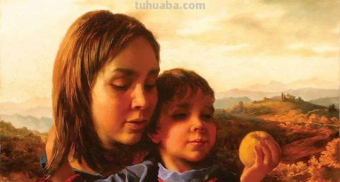 果然是油画大师,卡巴诺夫画的人物油画,色彩艳丽饱满而生动可爱 果然是油画大师,卡巴诺夫画的人物油画,色彩艳丽饱满而生动可爱