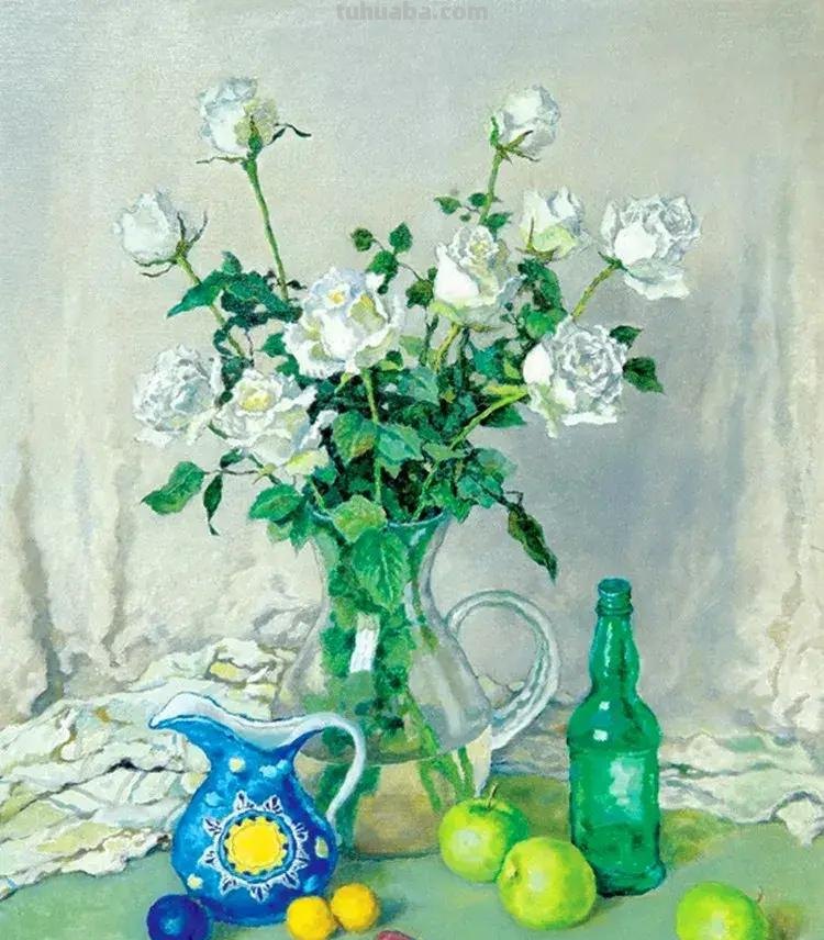 陈少立花卉静物油画作品选集
