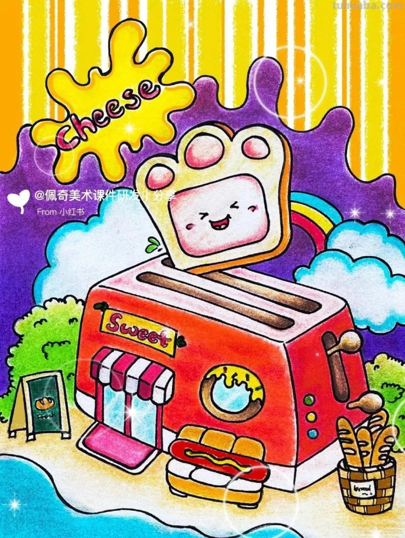 28张综合类儿童创意绘画作品，满满的装饰高级感，合适收藏学习！