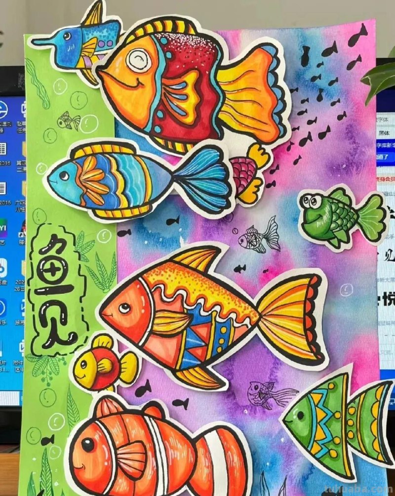 28张综合类儿童创意绘画作品，满满的装饰高级感，合适收藏学习！
