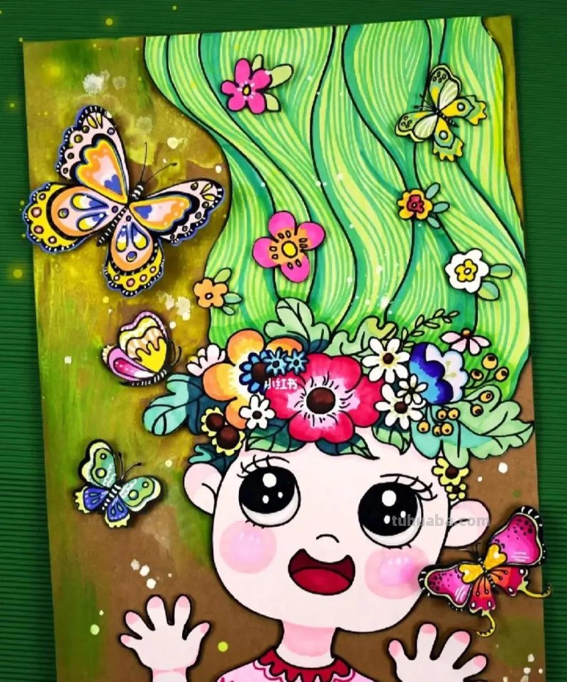 精选44张创意儿童画来啦！汇聚各类绘画创意，张张成为临摹典范！