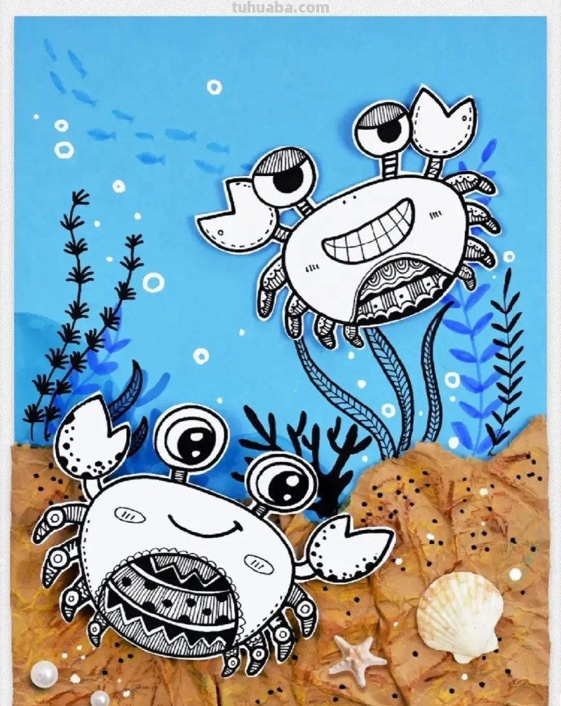 精选44张创意儿童画来啦！汇聚各类绘画创意，张张成为临摹典范！