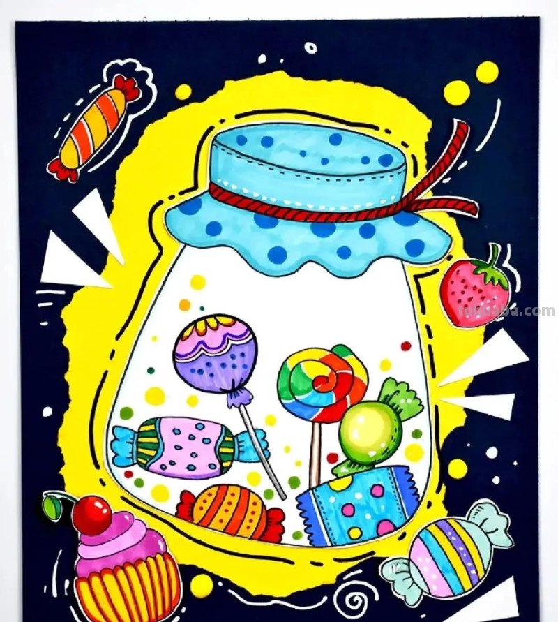 精选44张创意儿童画来啦！汇聚各类绘画创意，张张成为临摹典范！