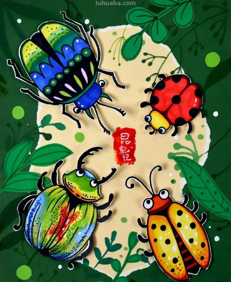 精选44张创意儿童画来啦！汇聚各类绘画创意，张张成为临摹典范！