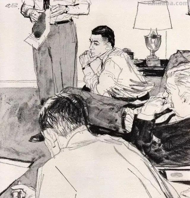 速写画的棒是因为看了这几位画家的作品！多图预警！赶紧照着临摹