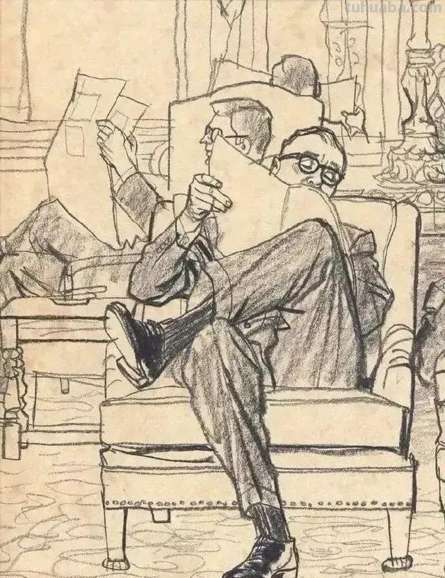 速写画的棒是因为看了这几位画家的作品！多图预警！赶紧照着临摹