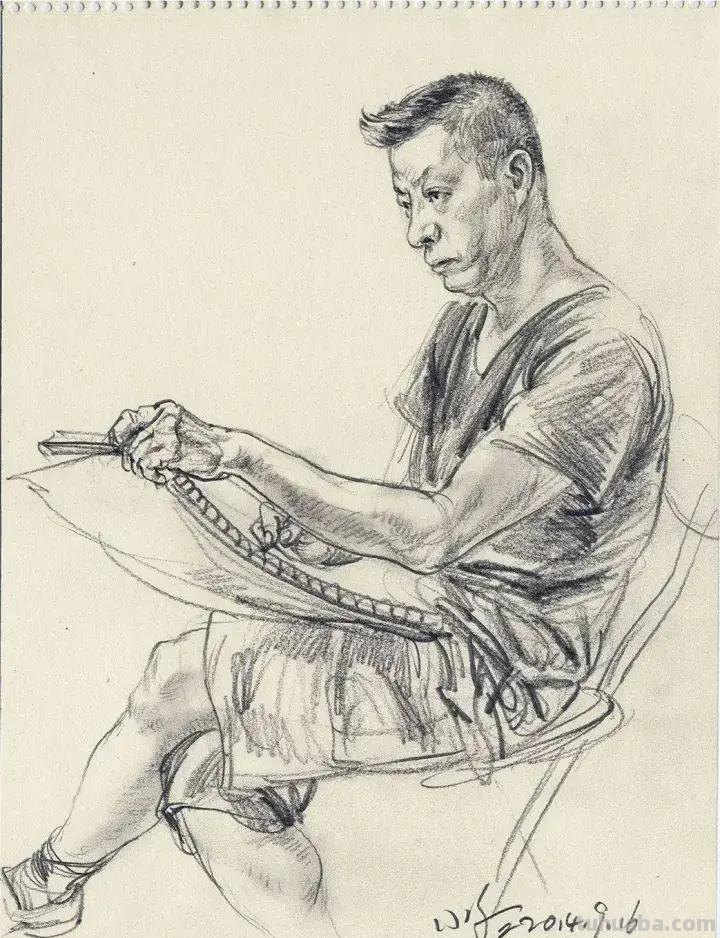 速写画的棒是因为看了这几位画家的作品！多图预警！赶紧照着临摹