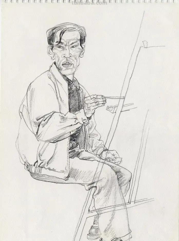 速写画的棒是因为看了这几位画家的作品！多图预警！赶紧照着临摹