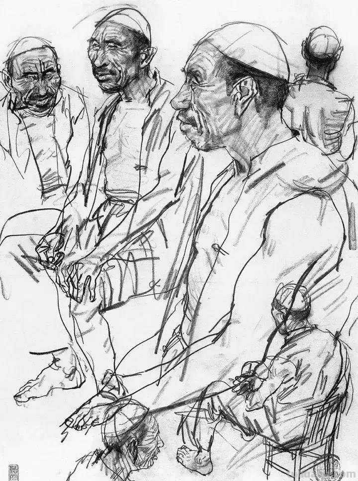 速写画的棒是因为看了这几位画家的作品！多图预警！赶紧照着临摹