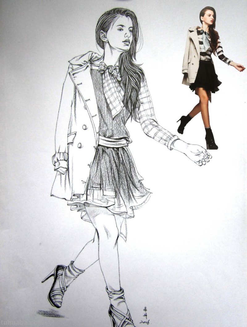 一组速写~（作者：朱丹速写 ）