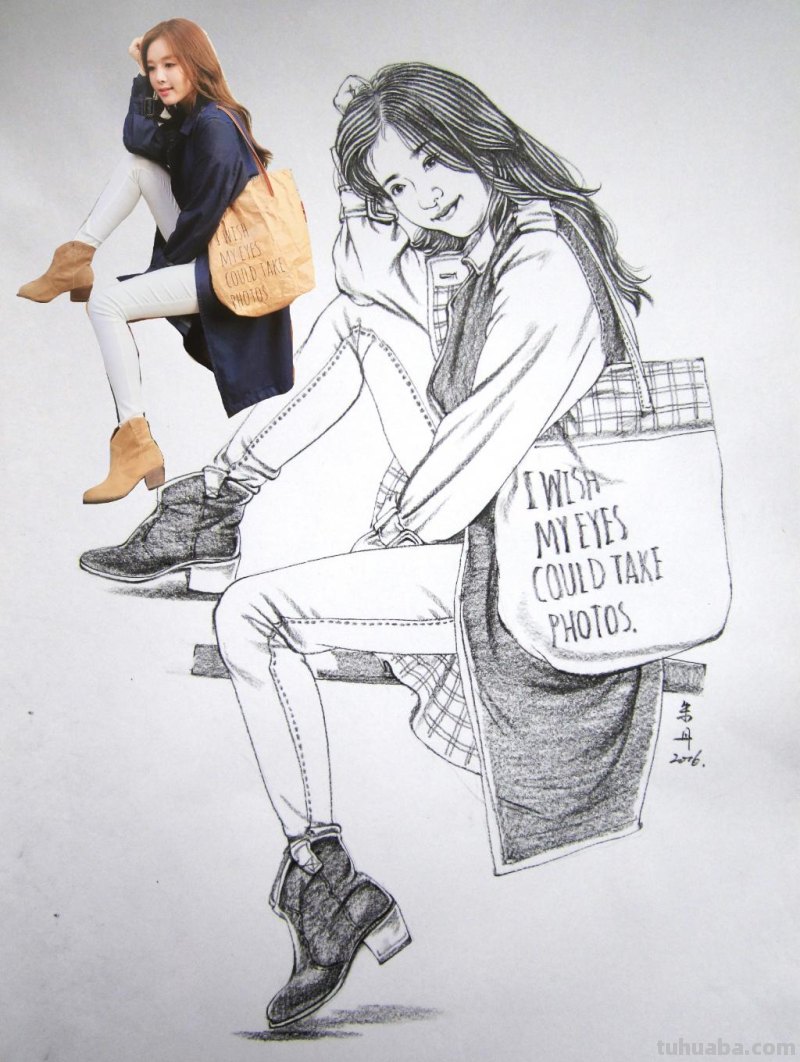 一组速写~（作者：朱丹速写 ）