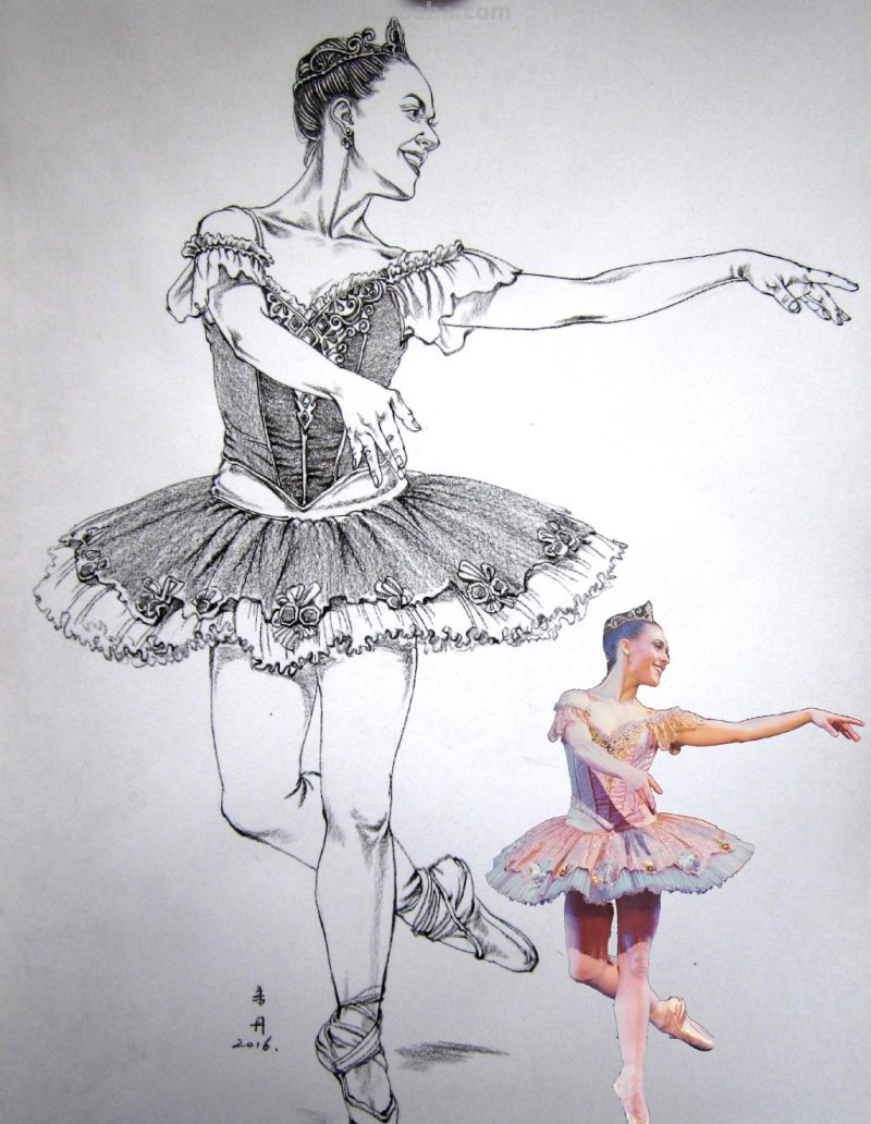 一组速写~（作者：朱丹速写 ）