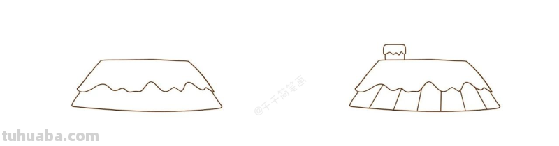 干货教程︱简笔画︱超可爱的卡通房子