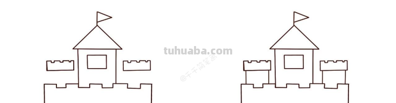 干货教程︱简笔画︱超可爱的卡通房子