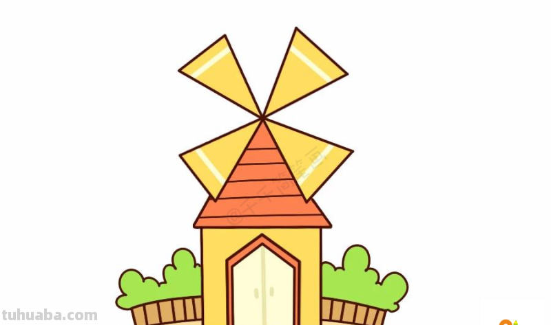 干货教程︱简笔画︱超可爱的卡通房子