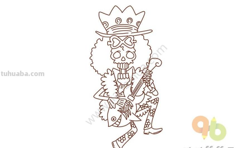 15组海贼王人物简笔画，一看就会，手残党也可以掌握绘画技能