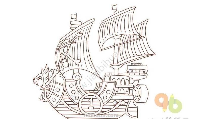 15组海贼王人物简笔画，一看就会，手残党也可以掌握绘画技能