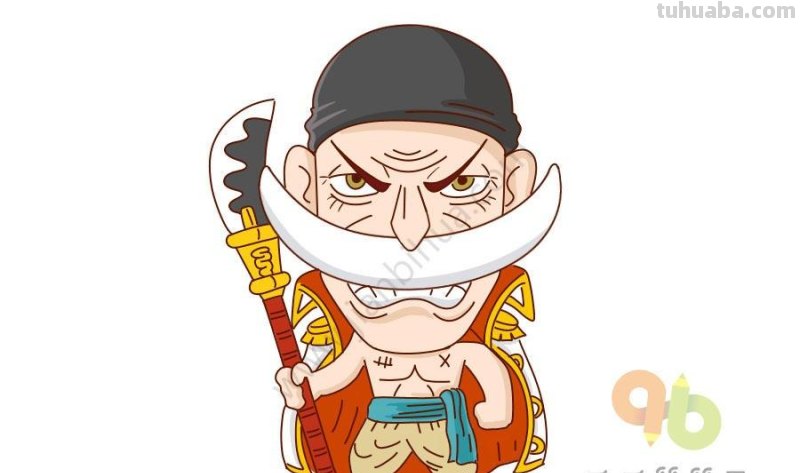 15组海贼王人物简笔画，一看就会，手残党也可以掌握绘画技能