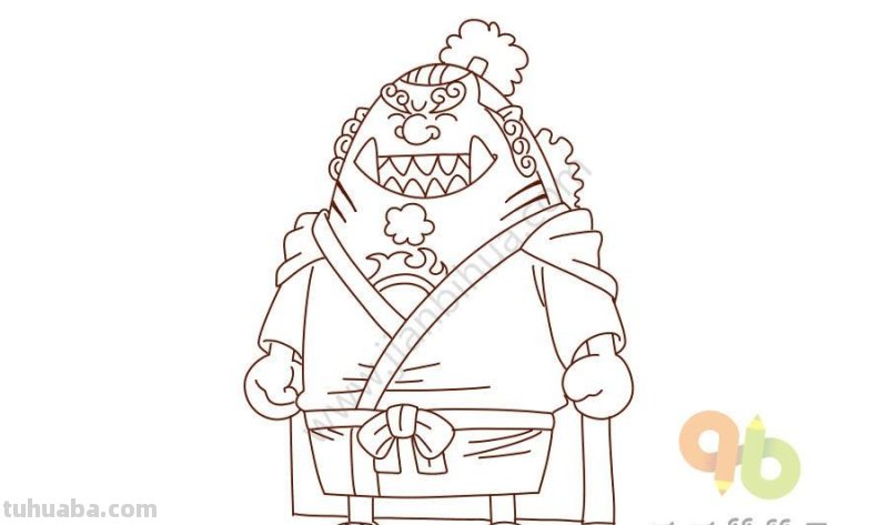 15组海贼王人物简笔画，一看就会，手残党也可以掌握绘画技能